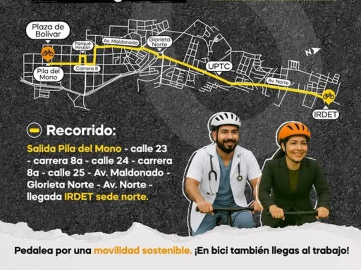 Tunja se prepara para el Día sin Carro y sin Moto este 14 de mayo