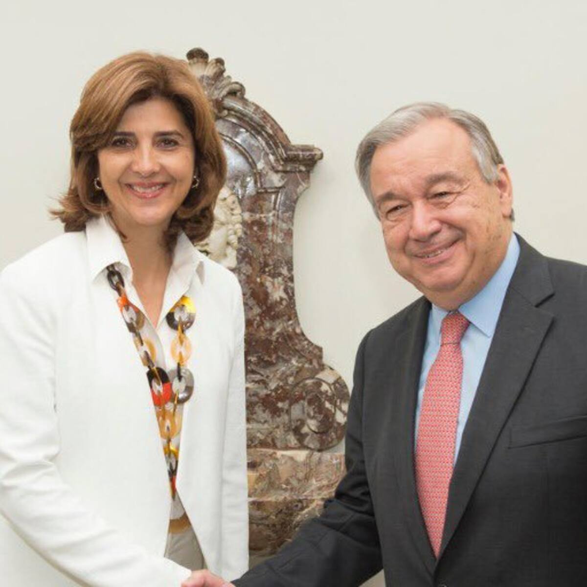 ONU renueva a María Ángela Holguín como enviada especial para Chipre