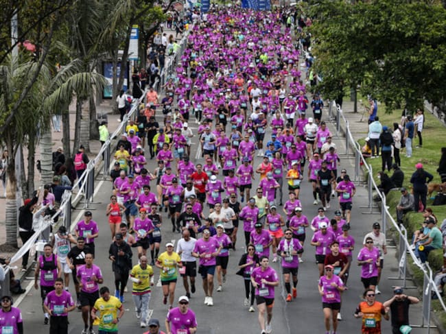 Media Maratón de Bogotá 2025. Foto: Colprensa.