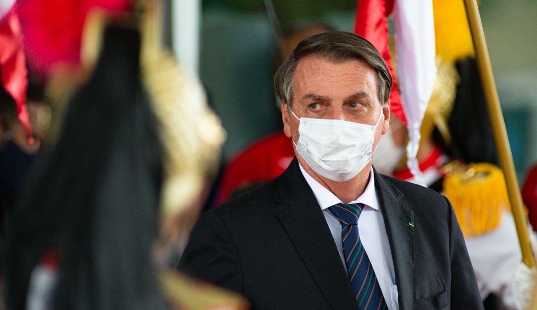 El presidente de Brasil, Jair Bolsonaro. 
