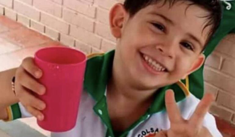 Cristo José Contreras Arévalo de 5 años