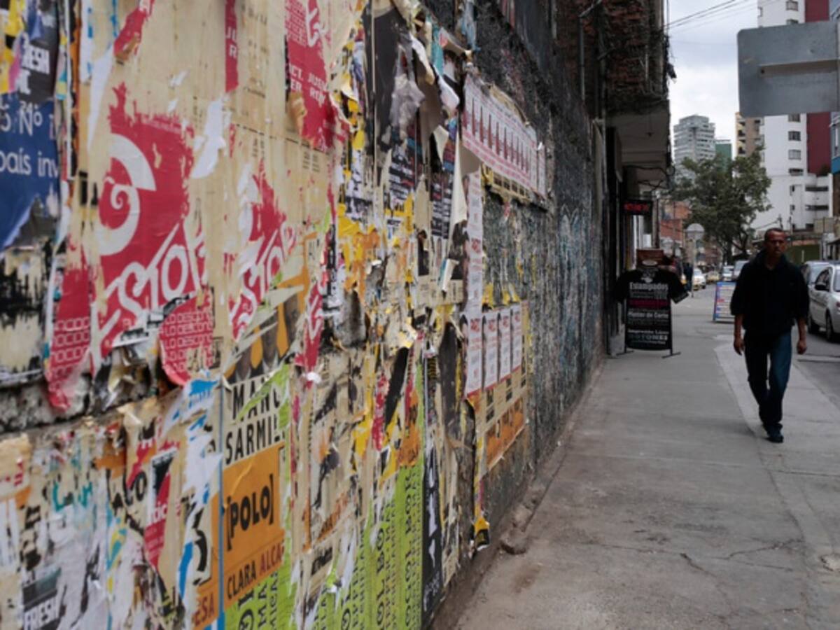 Ya hay 300 procesos sancionatorios por contaminación visual en Bogotá