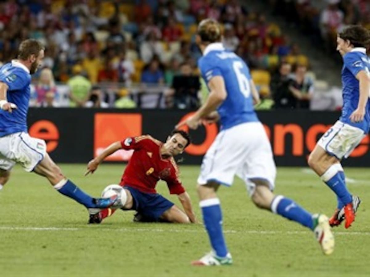Así jugó Italia la final