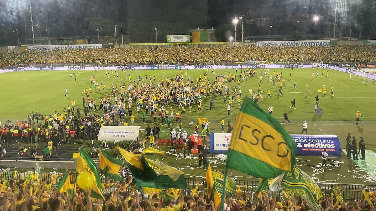 Prohibido el ingreso de trapos y banderas del Bucaramanga en el estadio A. Montanini