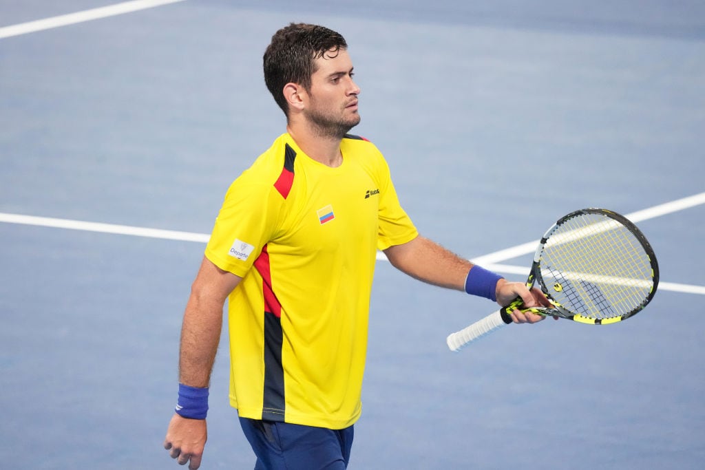 Colombia quedó contra las cuerdas ante Países Bajos en la Copa Davis (Photo by Koji Watanabe/Getty Images)