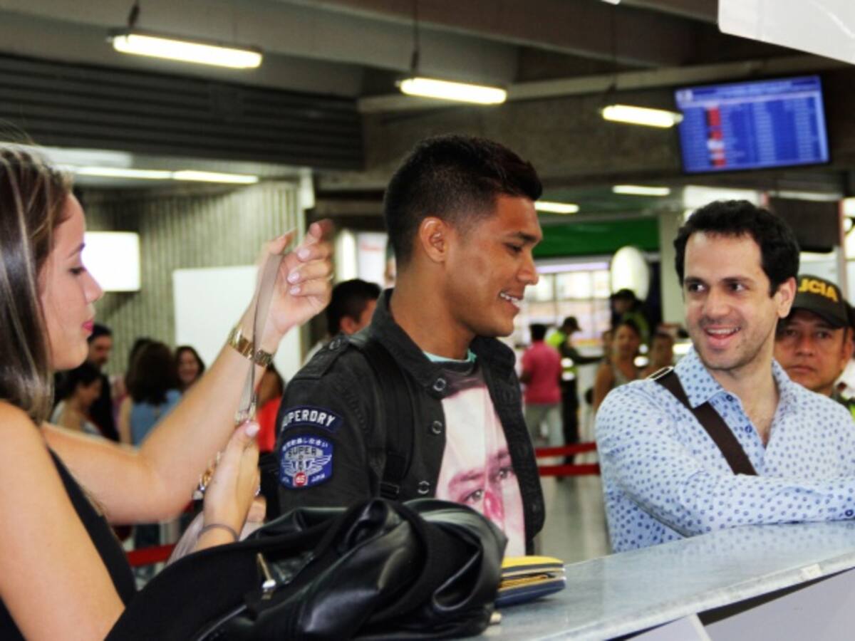 Teo llegó a Barranquilla y espera la valoración medica