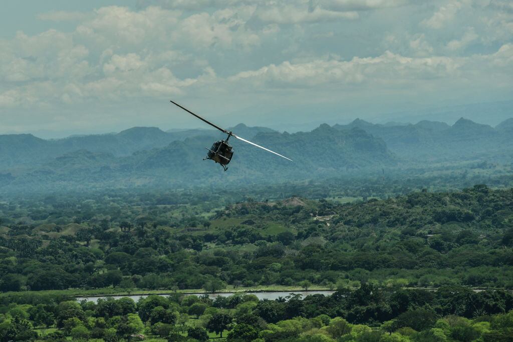 Imagen de referencia de helicóptero. Foto: Joaquín Sarmiento / AFP via Getty Images