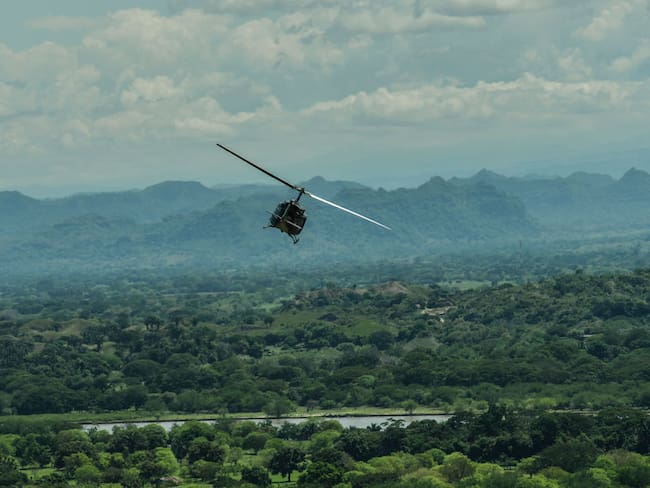 Imagen de referencia de helicóptero. Foto: Joaquín Sarmiento / AFP via Getty Images