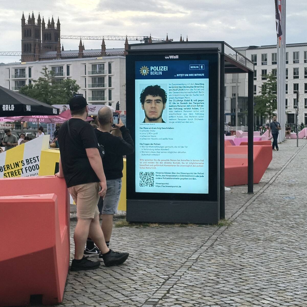 La policía da de baja cerca de Berlín al presunto autor del atropello múltiple de Orgullo LGTBI