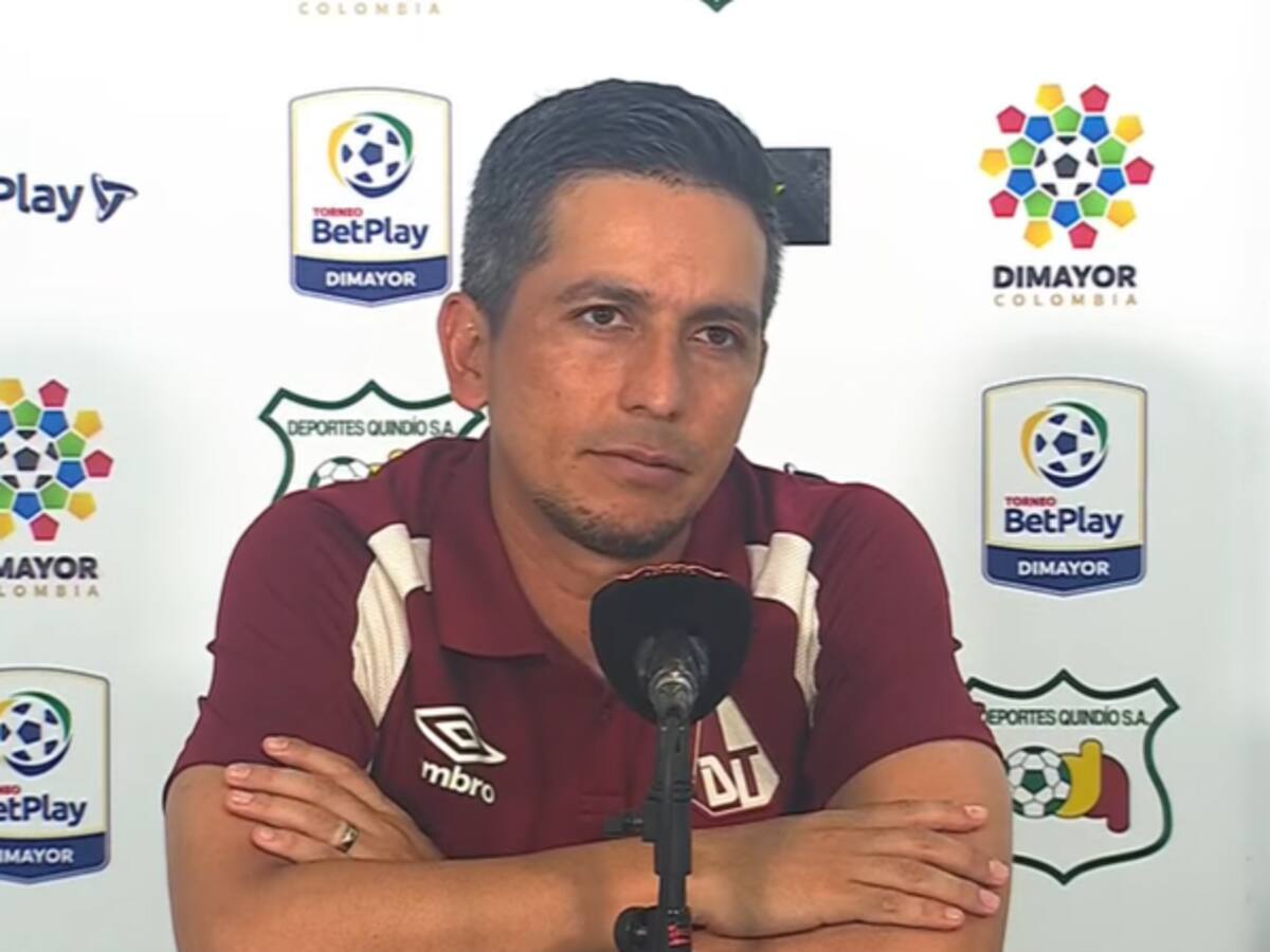 DT del Tolima y su queja tras eliminación en Copa: “El fútbol profesional es con VAR”