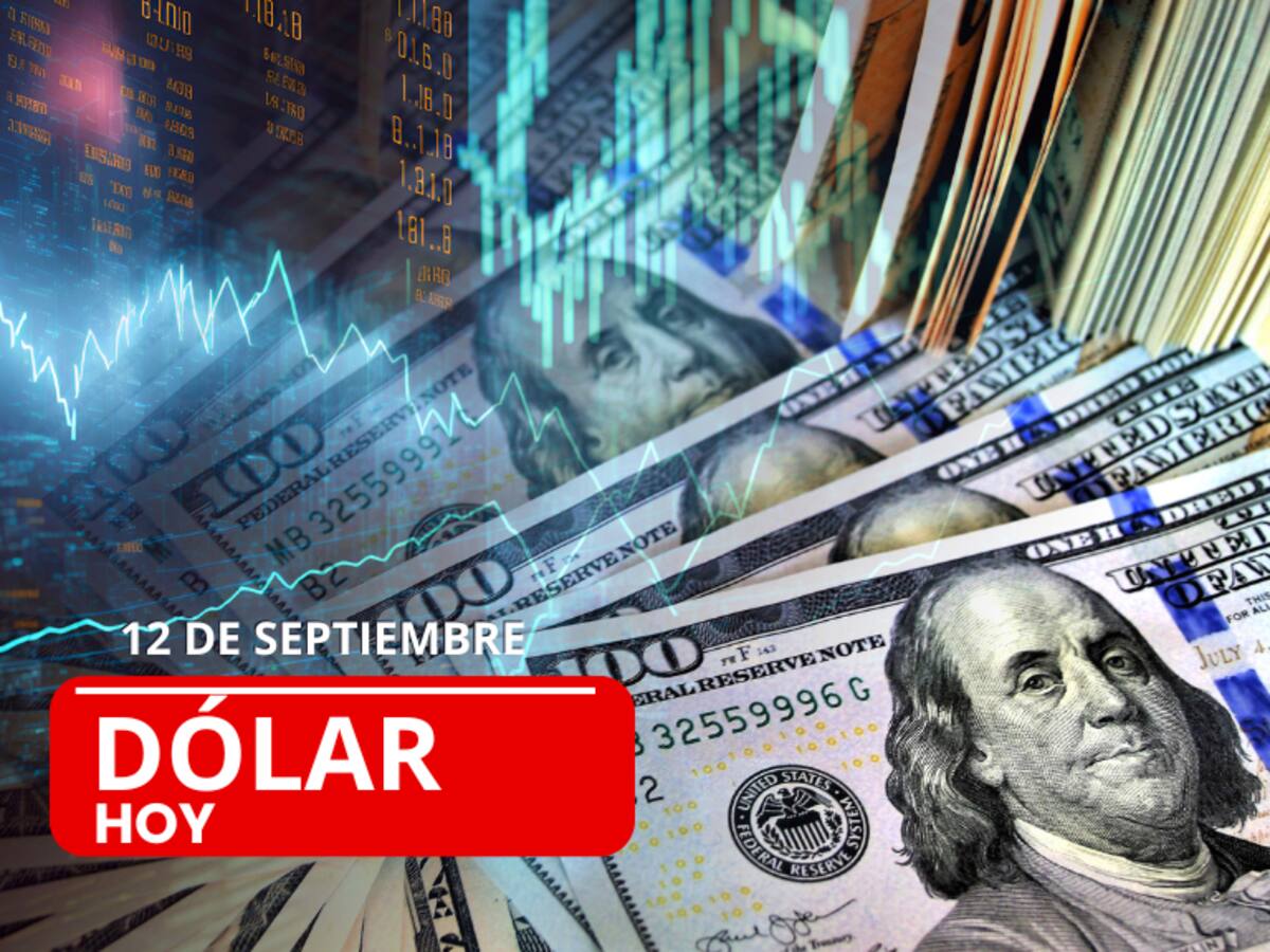 Precio del dólar HOY en Colombia: así abre la divisa este jueves 12 de septiembre