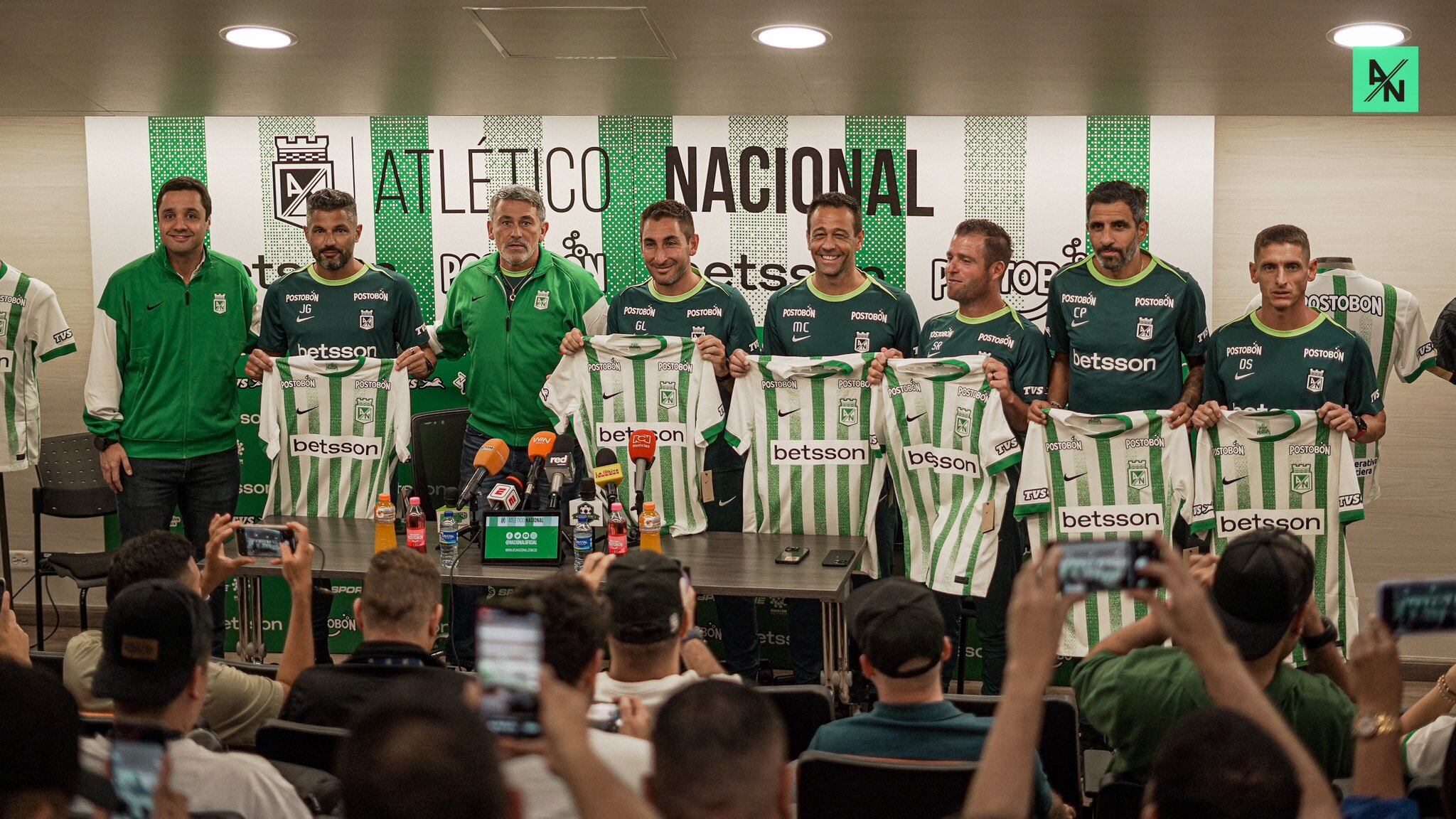 Presentación del nuevo cuerpo técnico de Atlético Nacional / Nacional