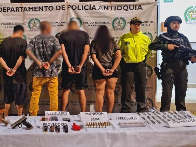 Capturadas en Segovia 4 personas pertenecientes al Clan del Golfo