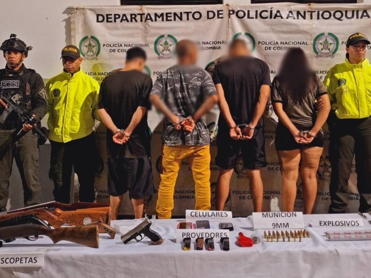 Accionar de la SIJIN en Segovia dejan 4 personas capturadas