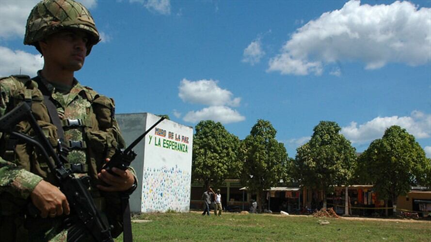 La Nación no garantizó la protección de los habitantes en esa zona con el pretexto de conseguir la terminación del conflicto armado. Foto: Colprensa