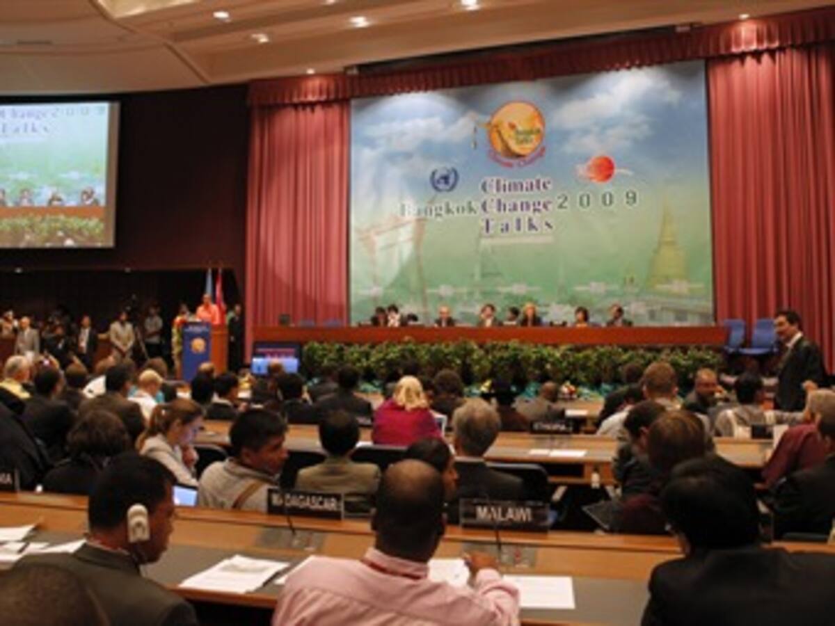 190 Países buscan en Bangkok acuerdo climático para la cumbre de Copenhague