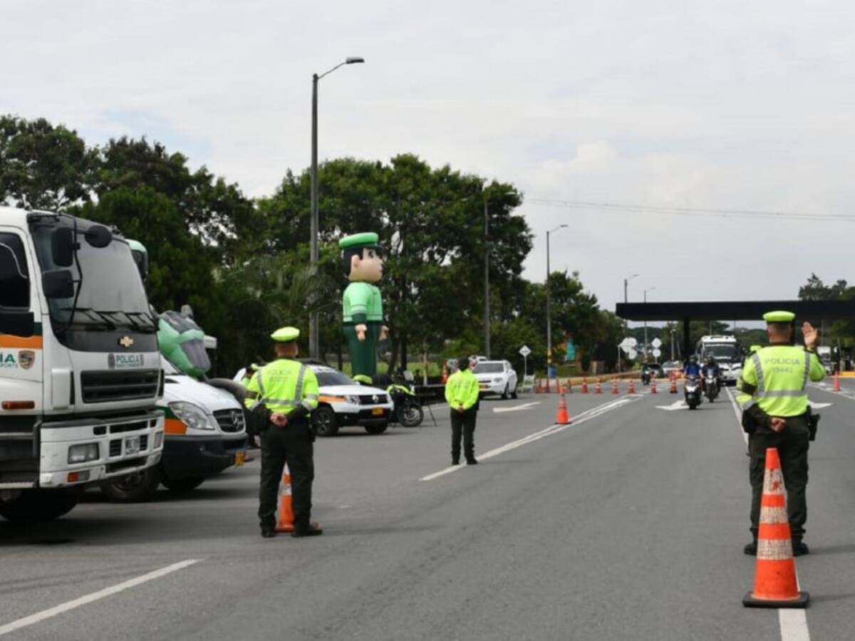 Son 61 puntos de control de la Policía Valle para este 20 de julio