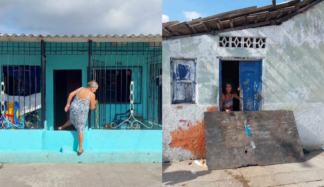 Viviendas en el barrio Rebolo