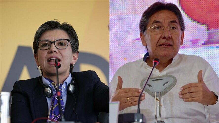 Esto no es Venezuela y usted no es Maduro: Claudia López a Néstor Humberto Martínez. Foto: Colprensa