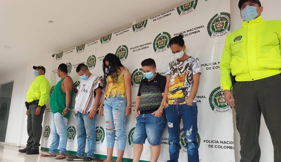 Foto: Policía de Neiva-Captura de los Distribuidores 