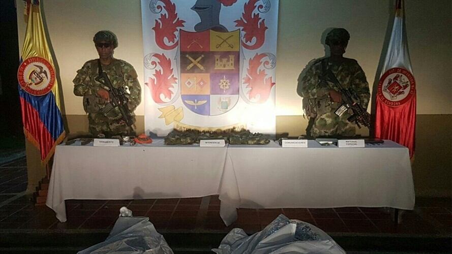 FF.MM. dan de baja a un cabecilla del Eln en el sur de Bolívar y a su jefe de seguridad. Foto: Prensa/ Ejército Nacional