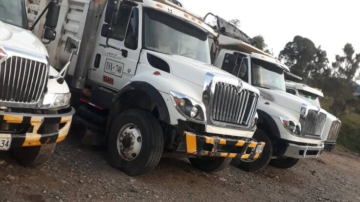 Se robaron volquetas usadas para trabajos en la vía Curos - Málaga