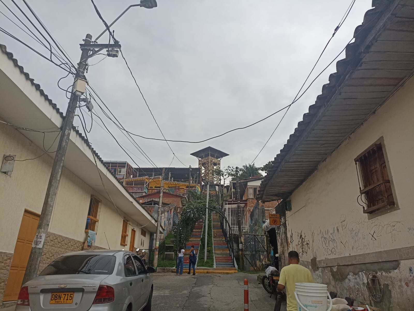 Al fondo el mirador de Circasia, Quindío