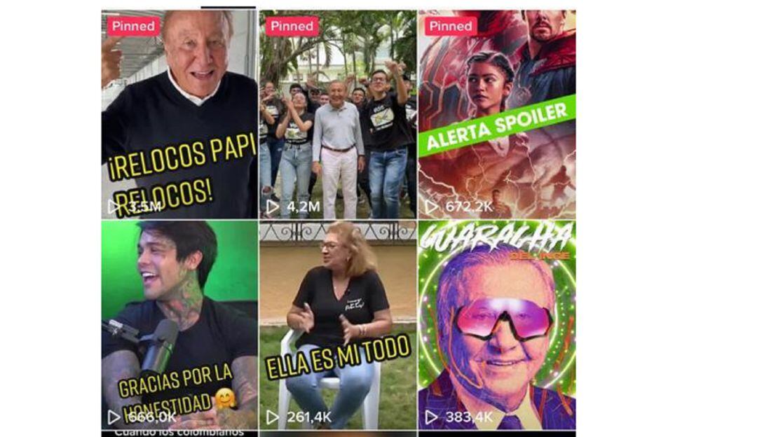 Rodolfo Hernández en TikTok