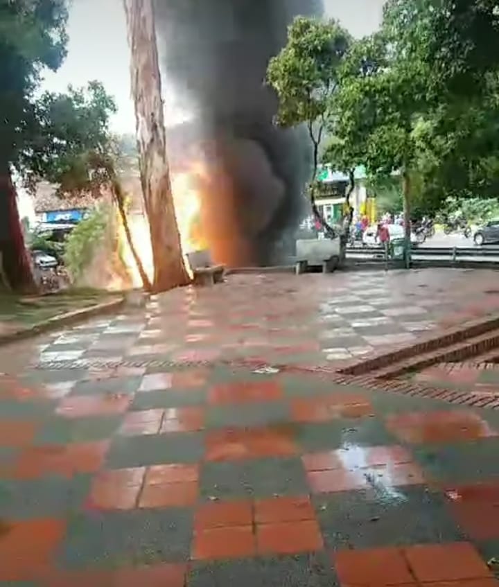 Explosión en el centro de Ocaña