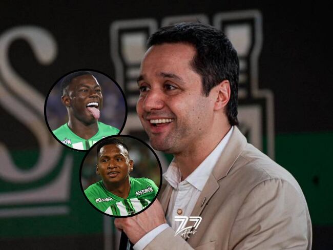 Presidente de Atlético Nacional se refirió al futuro deportivo de Marino Hinestroza y Alfredo Morelos / Getty Images