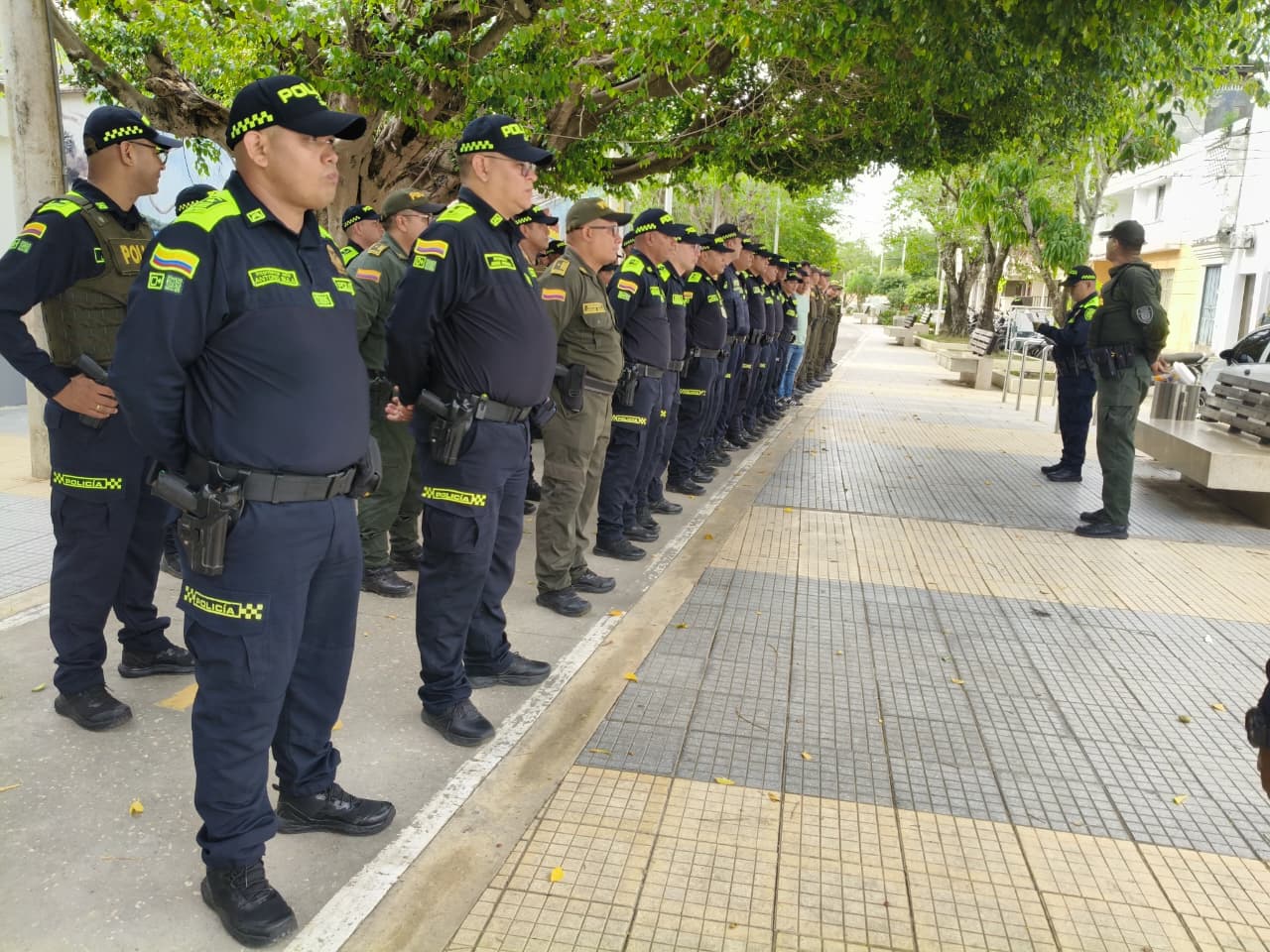 Córdoba: más de 4.000 uniformados estarán desplegados en los 30 municipios durante la jornada electoral. Foto: prensa Policía de Córdoba.