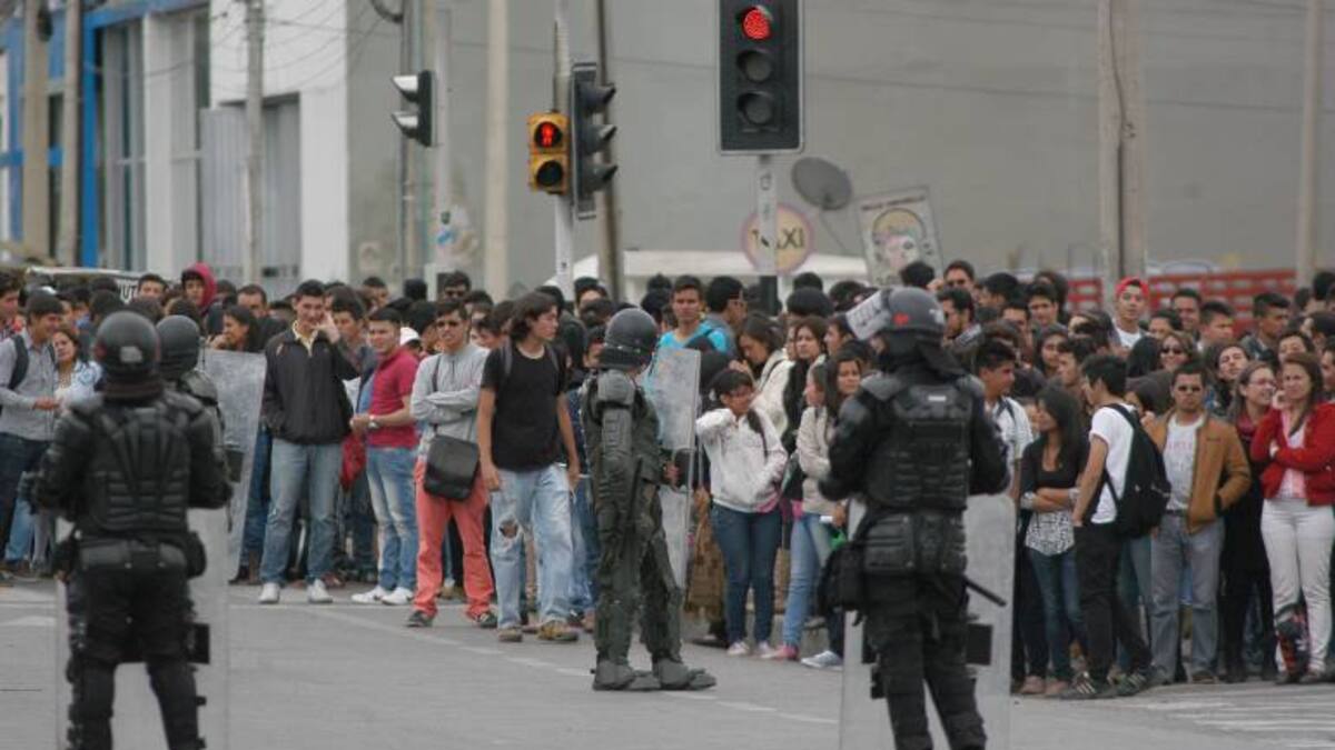Paro en la Universidad UPTC en Boyacá deja pérdidas de 10 mil millones de pesos
