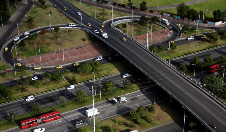 Se cumplió otra jornada del día sin carro en Bogotá. 