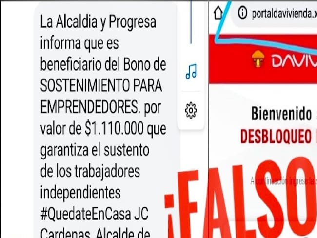 Alertan por mensajes falsos y ayudas en cuarentena
