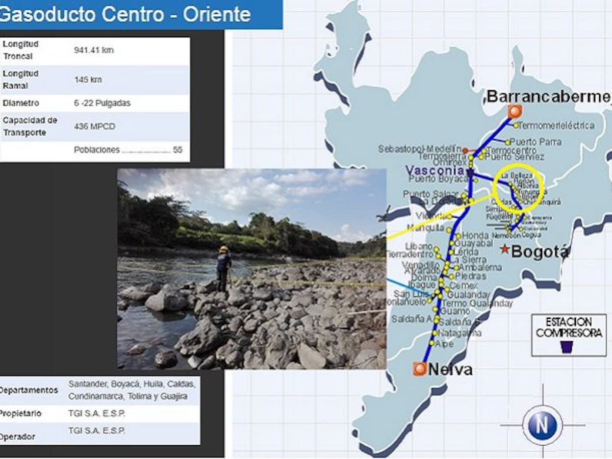 En Florián, Santander no permiten mantenimiento de gasoducto. ¿Por qué?