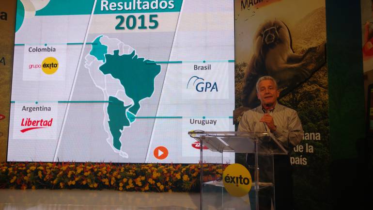 Carlos Mario Giraldo M., presidente del Grupo Éxito. 