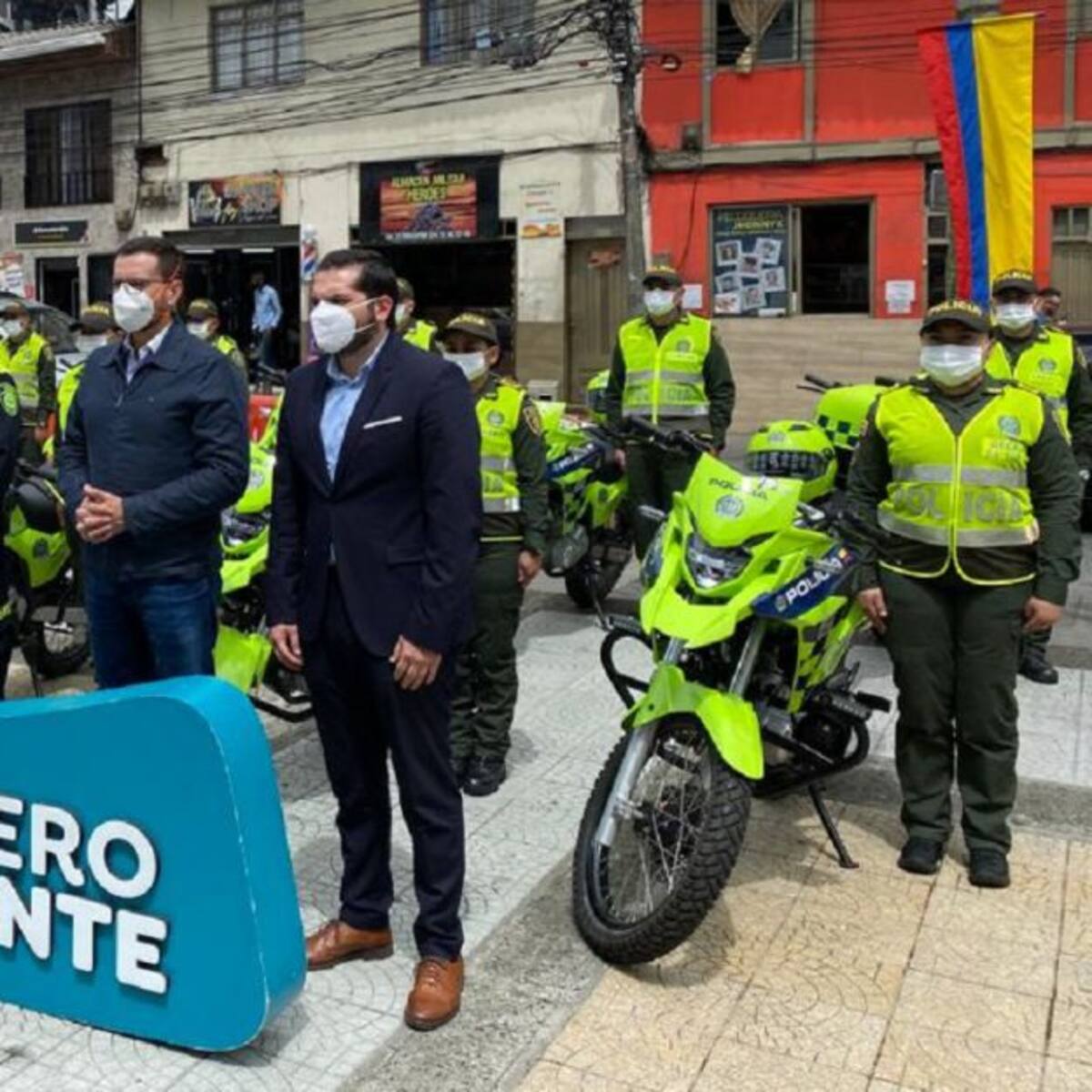 21 motocicletas fueron entregadas por la Gobernación a la Policía de Caldas