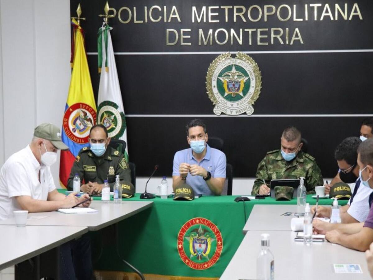 Reforzarán seguridad en Montería tras sometimiento de armados a civiles