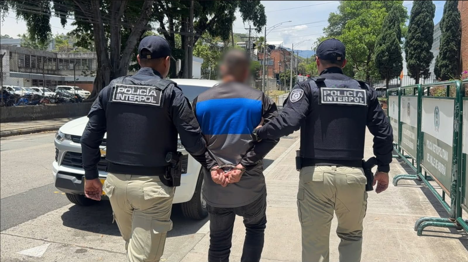Capturan a narcotraficante costarricense en Medellín. Foto: DIJIN.