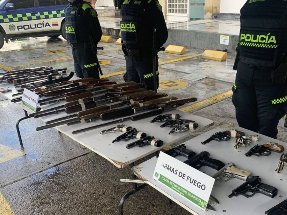 Preparan decreto para restringir porte de armas traumáticas en Bogotá