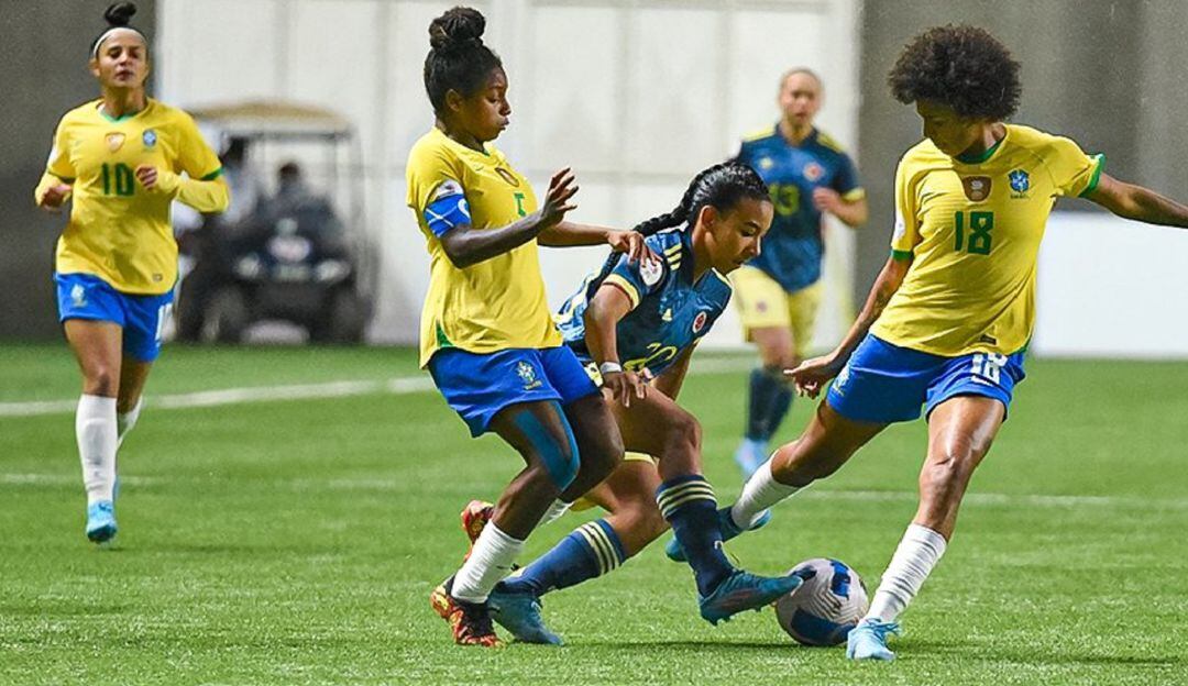 Brasil vs. Colombia por el Sudamericano sub-20 femenino