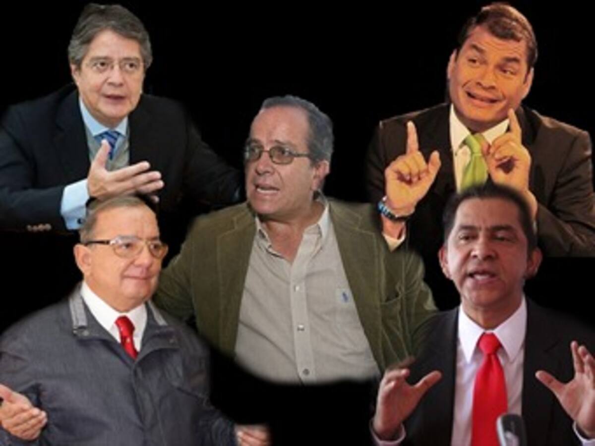 Los otros rivales de Correa que buscan llegar al Palacio de Carondelet