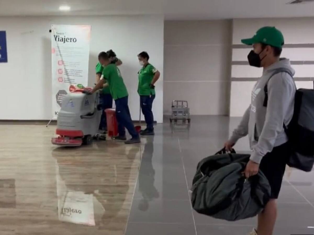 Denuncian inundación en el aeropuerto Cortissoz de Barranquilla