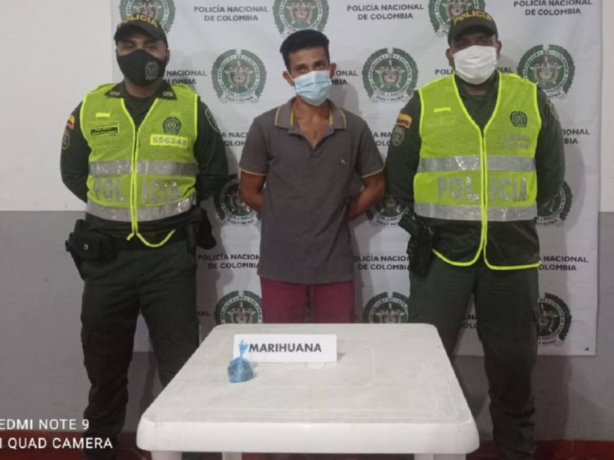 Capturado presunto expendedor de drogas en San Jacinto, Bolívar