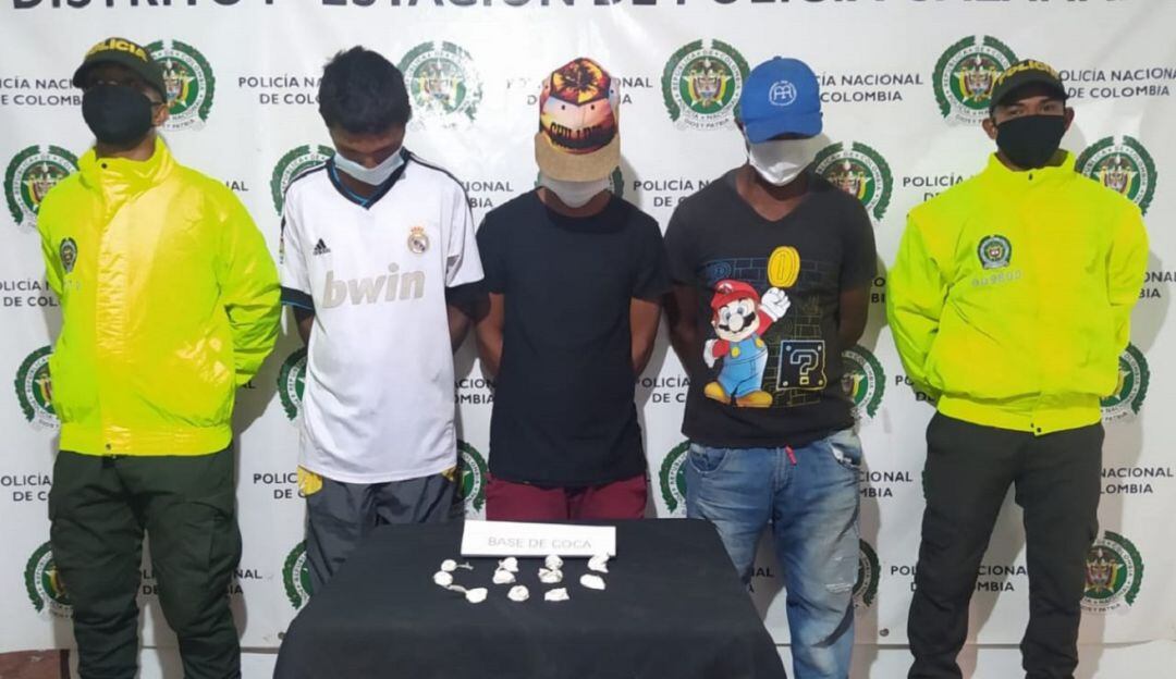 La Policía también reportó la incautación de tres armas de fuego, 200 hicoteas y la recuperación de dos motocicletas
