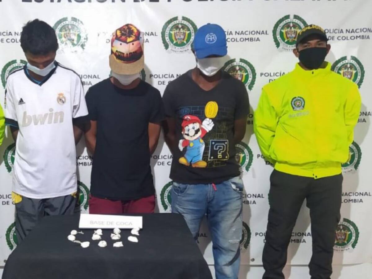 26 capturados y 422 dosis de drogas incautadas en municipios de Bolívar