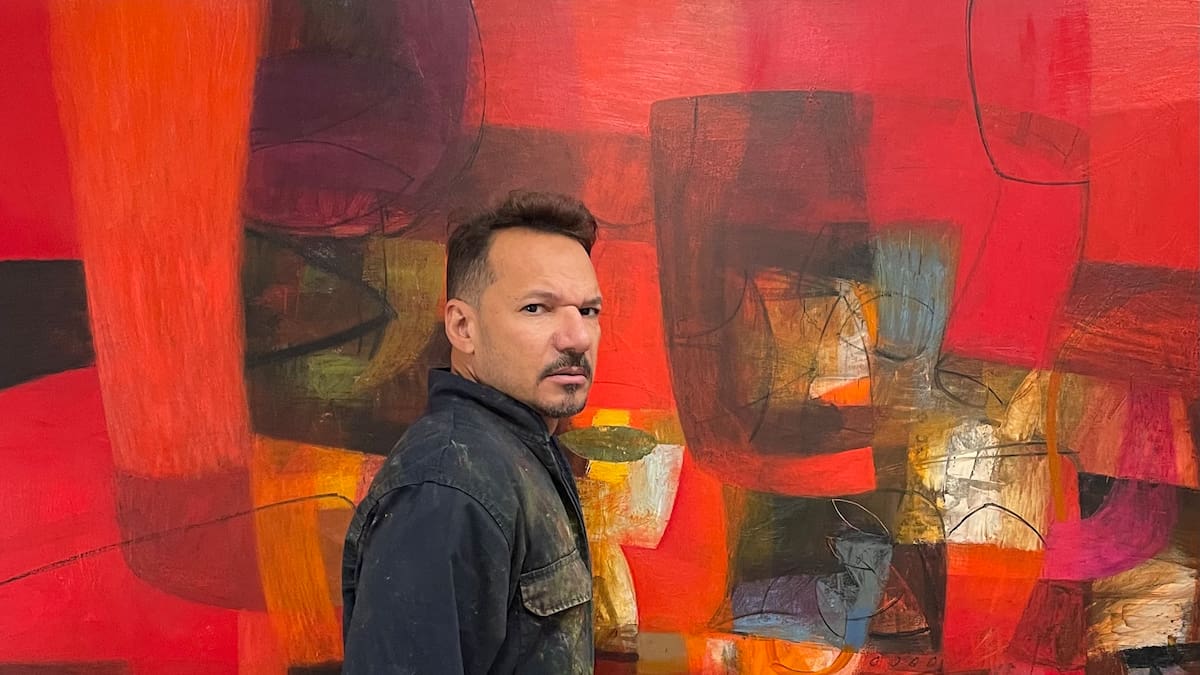 Douglas Mendoza, artista plástico guajiro