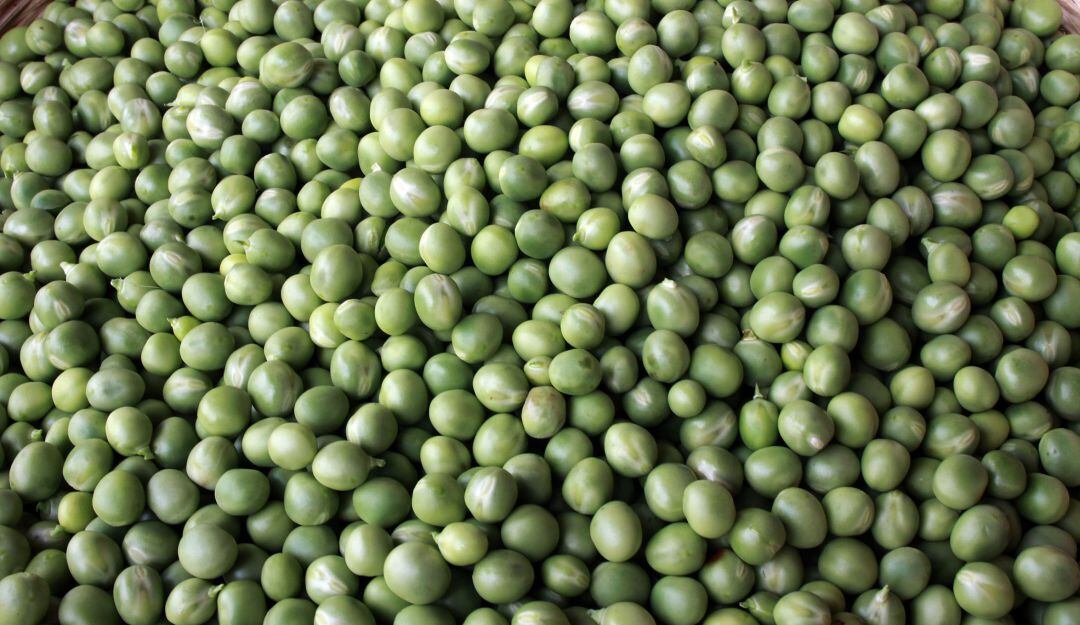 Arvejas suben de precios.