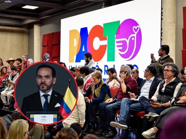 Imagen de referencia | Bancada Pacto Histórico: Colprensa / Abelardo de la Espriella en conferencia de prensa: Getty Images. 