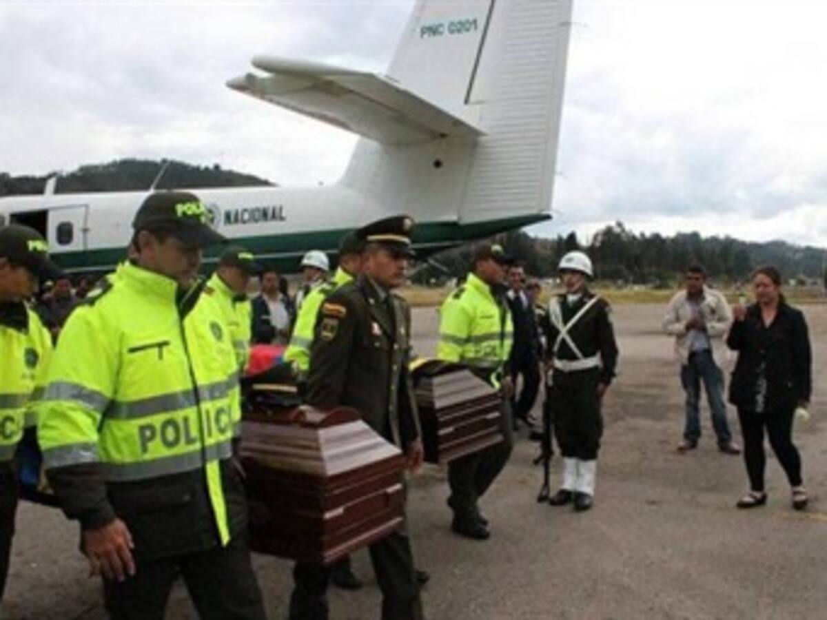 Este año han muerto 14 policías en ataques de las Farc